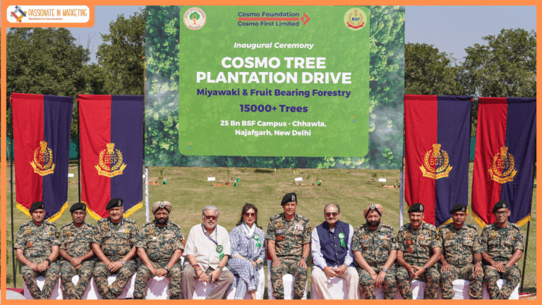 Cosmo Foundation and Border Security Force (BSF) Join Hands in Expanding Delhi’s Green Cover with a 15,000 -Miywaki & Fruit bearing Forestry