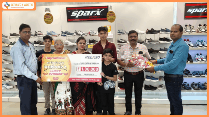 Relaxo Festive Bonanza turns out to be the MEGA offer of the season! Six Customers Win INR 1 lakh Each in First Week!!