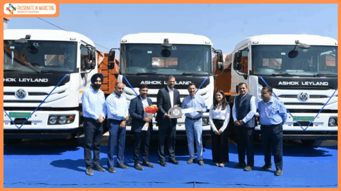 Ashok Leyland commences delivery of AVTR 55T Electric Trucks to ASAT Logistics Pvt Ltd, Strategic Logistics Partner of Shree Cement