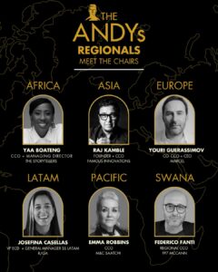 Raj Kamble Named Asia Chair for The ANDY Awards Regionals
