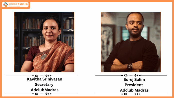 Surej Salim Elected President of The Advertising Club Madras for 2025–2026