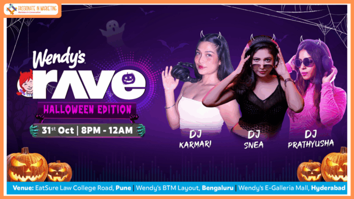 Wendy’s Rave Returns This Halloween with Unlimited Burgers, Wicked Beats & Spooky Street-Style Fun