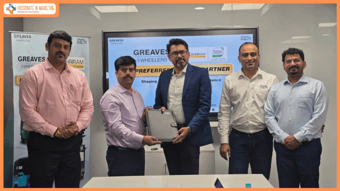 Greaves Electric Mobility partners with Shriram Green Finance, EV financing arm of Shriram Finance to expand retail financing