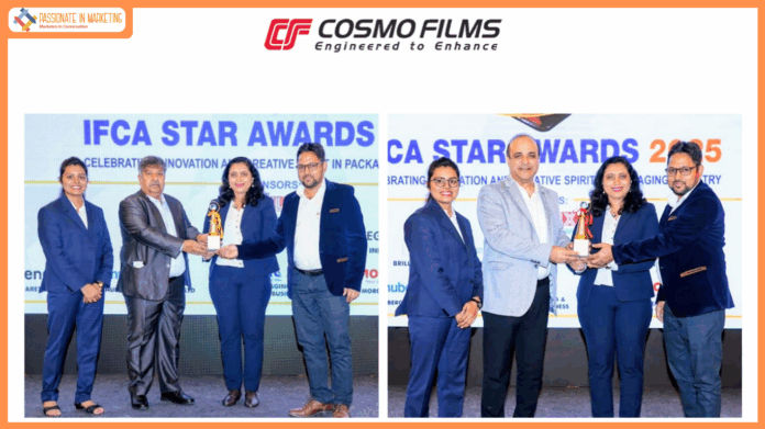 Cosmo Films honoured with IFCA Star Award for excellence in packaging innovation