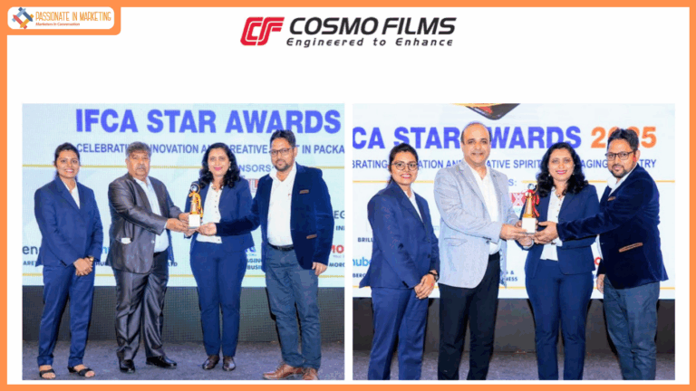 Cosmo Films honoured with IFCA Star Award for excellence in packaging innovation