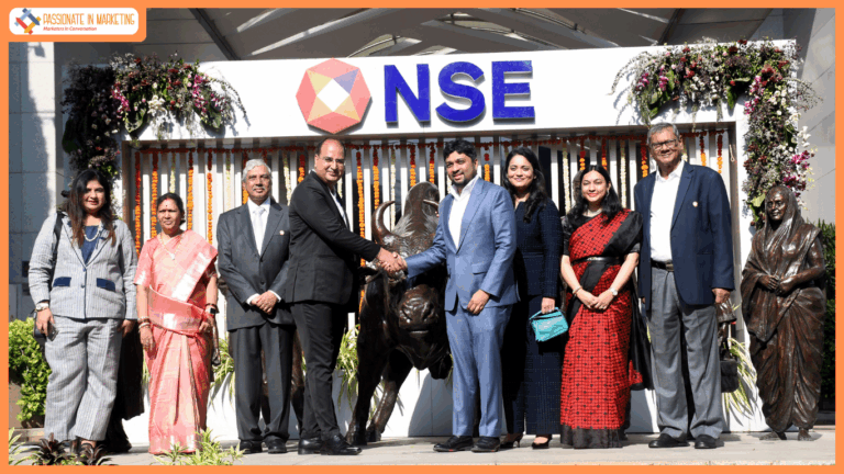 Mr. Raghava Reddy, Founder & President of Midwest Limited, and Mr. Jaswant Jain, Chief Manager of NSE, along with Mr. Ramachandra Kollareddy, Promoter & Chief Executive Officer, and Ms. Uma Priyadarshini Kollareddy, Promoter & Director of Midwest Limited, at NSE for the listing ceremony of Midwest Limited.