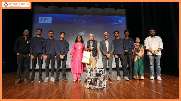 From left to right Gagan Goyal - General Partner, India Quotient & Co-founder, STEM Education Trust_ Parshuram Manjunath_ Arjun Kantha Raj_ Chandhan Raj Gopaladevarahalli Nagendra Kumar_ Meenal Majumdar – Founder