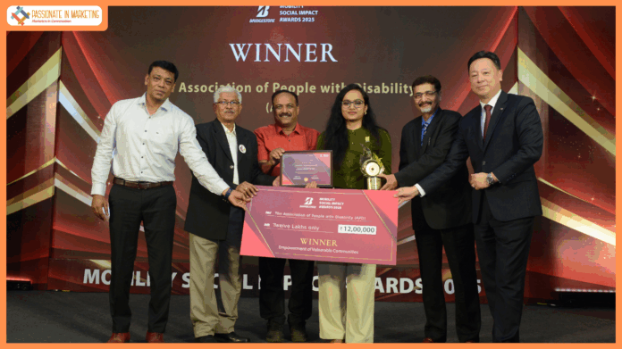 Bengaluru NGOs APD and SRF wins Bridgestone India’s Mobility Social Impact Award 2025