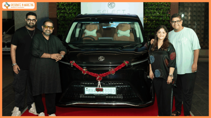 JSW MG Motor India Delivers the Presidential MG M9 to Music Maestro Shankar Mahadevan