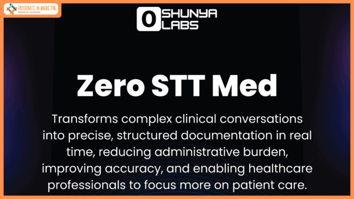Shunyalabs.ai Unveils Zero STT Med: A Next-Generation Clinical Speech Recognition System with Best-in-Class Accuracy and Ultra-Low Training Overhead