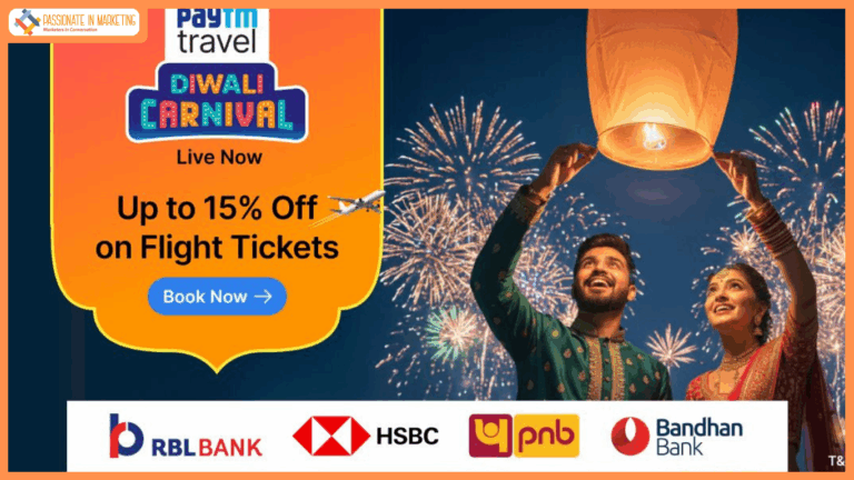 Paytm Travel Launches Diwali Carnival Sale with Festive Discounts on Flights and Bus Bookings