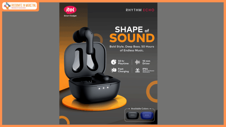 Crystal Clear Calls, Immersive Sound - itel Launches Trendy Rhythm Echo Earbuds with Quad Mic ENC