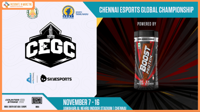 Boost Empowers Gamer Endurance with Chennai Esports Global Championship Partnership