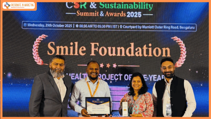 CSR Health Project of the Year award for Smile Foundation