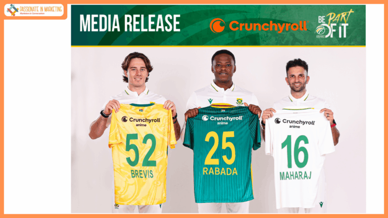 Cricket South Africa Partners With Crunchyroll as the Associate Team Sponsor to the Proteas Men for Upcoming India Series
