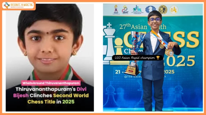 Divi Bijesh Shines Again at the Asian Youth Rapid Chess Championship 2025