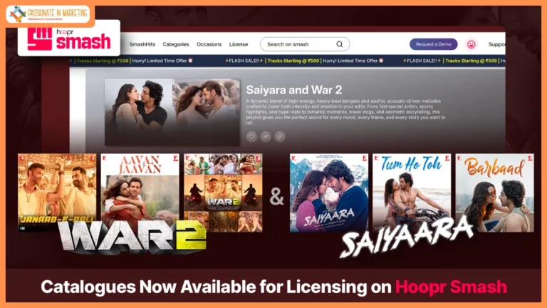 Hoopr Smash Adds Blockbuster Tracks from War 2 and Saiyaara to Its Catalogue for Instant Licensing