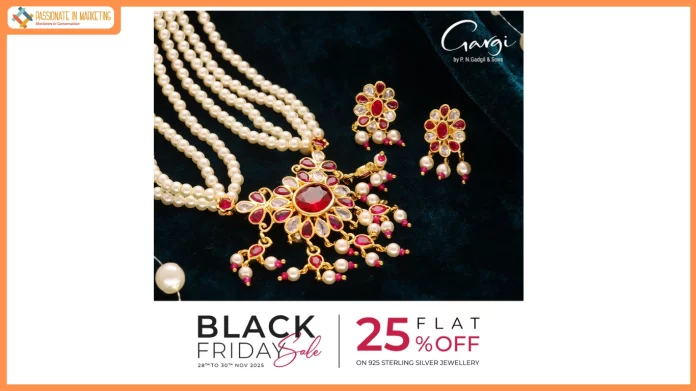 Gargi by P.N. Gadgil and Sons Says Black Friday Sale with Big Discounts on Fashion Jewelry Collections
