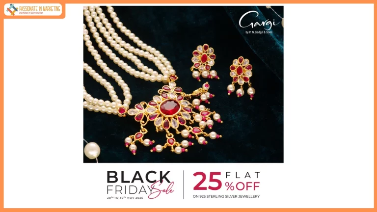 Gargi by P.N. Gadgil and Sons Says Black Friday Sale with Big Discounts on Fashion Jewelry Collections