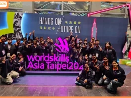 India makes historic debut at WorldSkills Asia Competition 2025; Grand Opening Ceremony held in Chinese Taipei