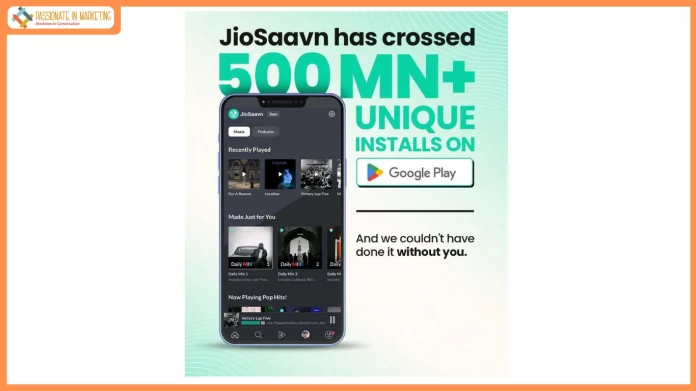 JioSaavn Surpasses 500 Mn Downloads on Play Store