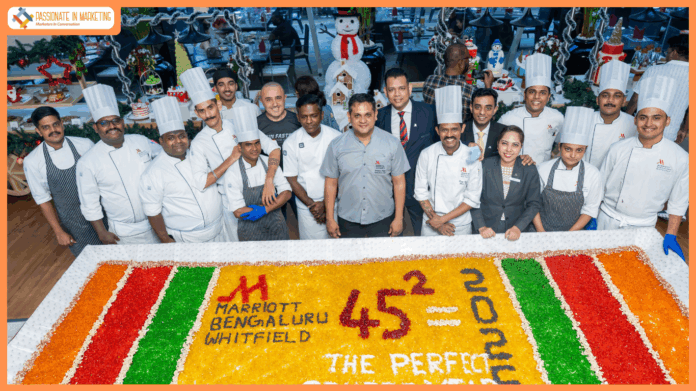 Bengaluru Marriott Hotel Whitefield Welcomes the Festive Season with Cake Mixing, Brunch and Grape Stomping