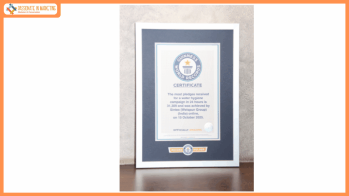 On Its 50th Anniversary, Sintex sets a ‘Guinness World Record’ to champion responsible water use across India