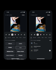 New Indian Fonts Available on Edits 