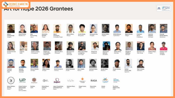 ‘Art for hope - Season 5’ Hyundai Motor India Foundation Announces INR 60 Lakh Grant to 50 Artists Driving Social Change through Art
