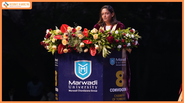 Harmanpreet Kaur Urges Graduates of Marwadi University to Lead with Confidence, Persistence & Humility