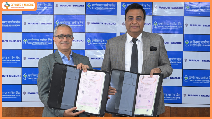Maruti Suzuki collaborates with Chhattisgarh Gramin Bank to expand retail car financing network