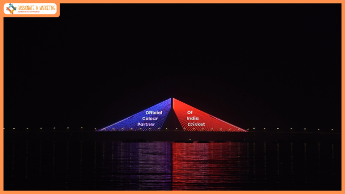 Asian Paints Colours the Sea Link in Celebration of Its Landmark BCCI Partnership