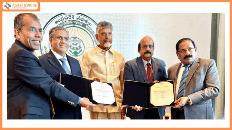 [L-R] Mr Srivatsan Iyer CEO HFE I Mr Rahul Munjal CMD HFE I Shri Chandrababu Naidu CM Andhra Pradesh I Mr K Vijayanand IAS Chief Secretary AP Govt I Dr M Kamalakar Babu VC & MD of NREDCAP.