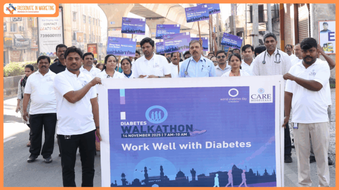 Gurunanak CARE Hospitals Leads Diabetes Awareness Walk on World Diabetes Day