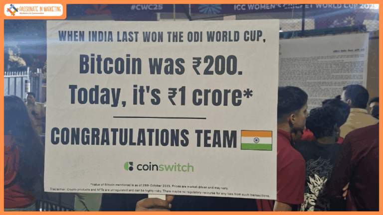 CoinSwitch Turns India’s World Cup Win Into a Viral Marketing Knockout