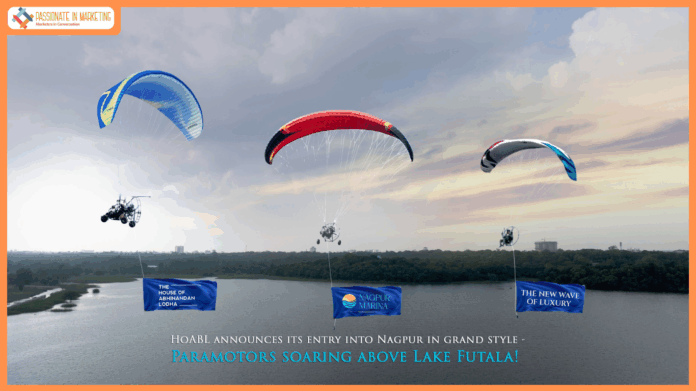 The House of Abhinandan Lodha (HoABL) Makes a Grand Entry into Nagpur with a Spectacular Aerial Display Over Futala Lake