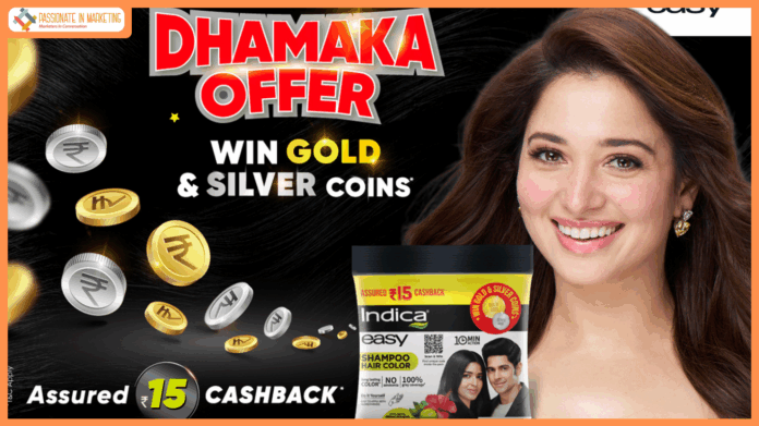 Indica Easy, India’s No. 1 Shampoo Hair Color Brand, Delights Consumers with Cashback and Gold & Silver Giveaway for ₹30