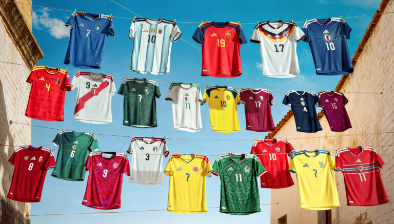 ADIDAS REVEALS LARGEST EVER COLLECTION OF HOME KITS AHEAD OF FIFA WORLD CUP 2026™