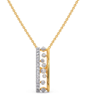 Gilded Glam Diamond Pendant Necklace