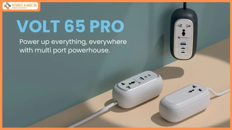 Portronics Launches Volt 65 Pro: A Compact 5-in-1 Power Hub with High-Speed 67W PD Charging