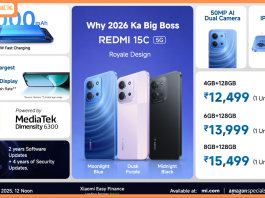 Xiaomi India Launches REDMI 15C 5G With Sleek Design, Immersive Display and Dependable Performance