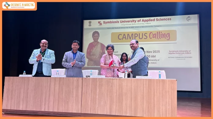 Symbiosis University of Applied Sciences Hosts Smt. Vijaya Rahatkar for an Inspiring Session on Gender Sensitisation