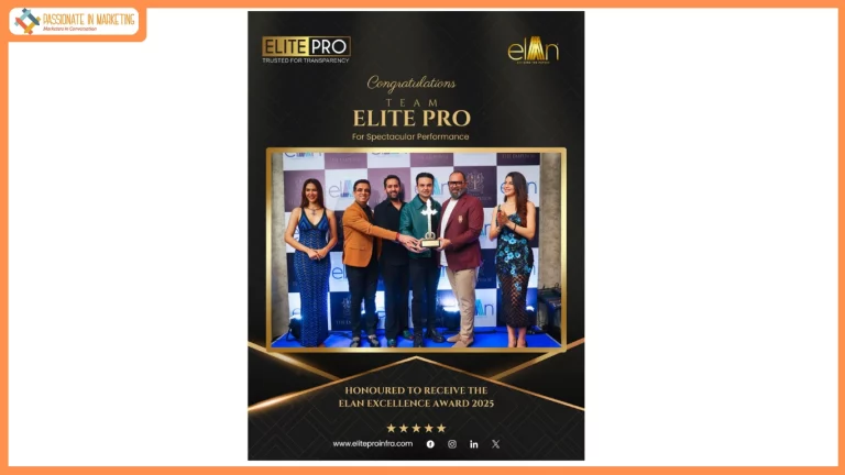 ElitePro Infra Recognized for Outstanding Sales Performance at the Elan The Emperor Project