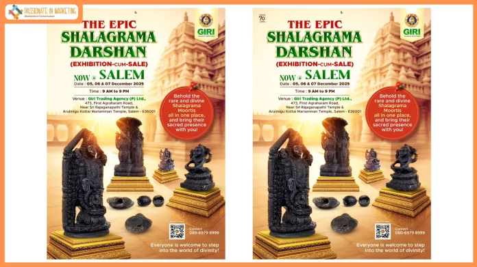 GIRI to Host 2nd Shalagrama Expo-Cum-Sale in Salem