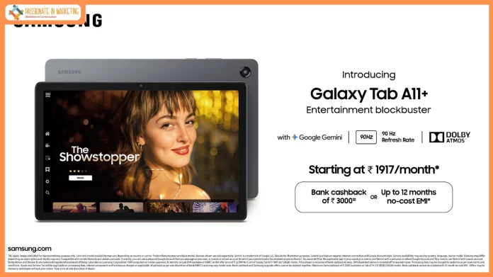 Samsung India Launches Galaxy Tab A11+ to Deliver Smarter Experiences Across Work, Learning, and Entertainment