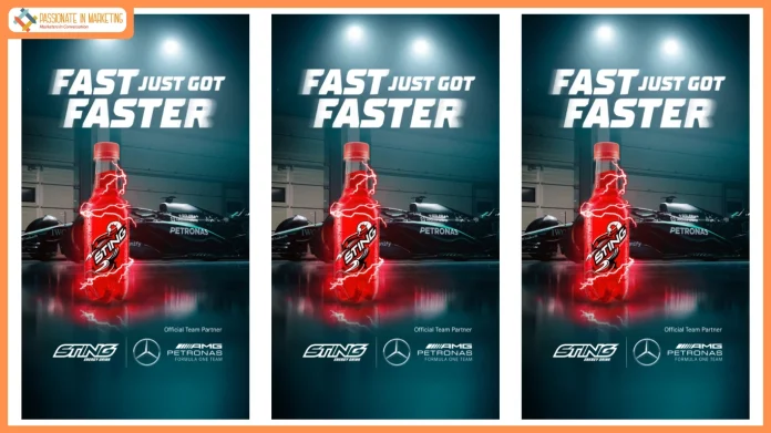 Sting Energy and Mercedes-AMG PETRONAS F1 Team announce their global partnership like never before - By a car