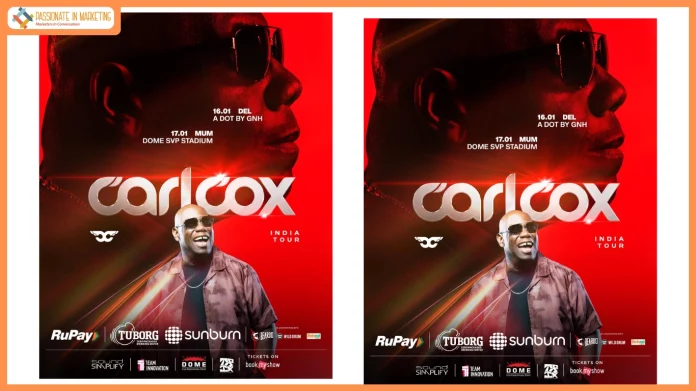 The King of Techno, Carl Cox, Announces Power-Packed India Tour with Sunburn