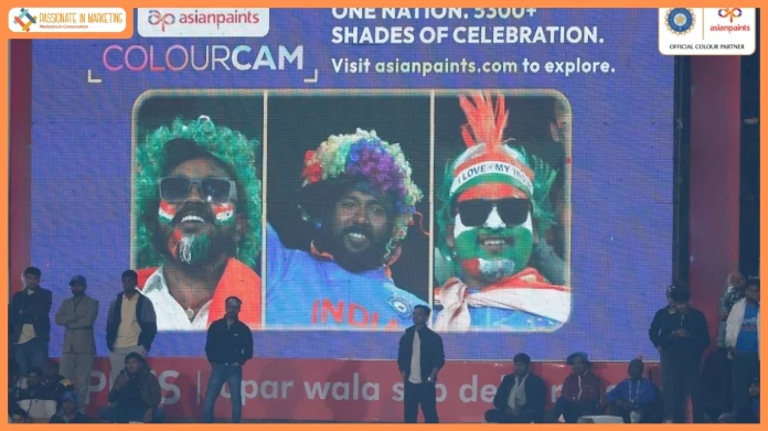 Asian Paints Kicks Off Its BCCI Association with Vibrant Fan Engagements Across Stadium and Screens