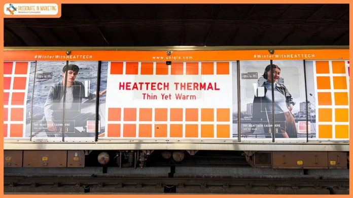 UNIQLO Wraps the Delhi Metro in its Signature HEATTECH Warmth this Winter