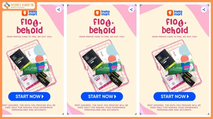 Instamart Launches In-App Feature for Period Tracking and Period Care
